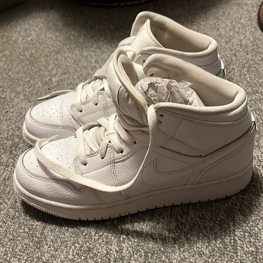 Nike White High-Top Sneakers